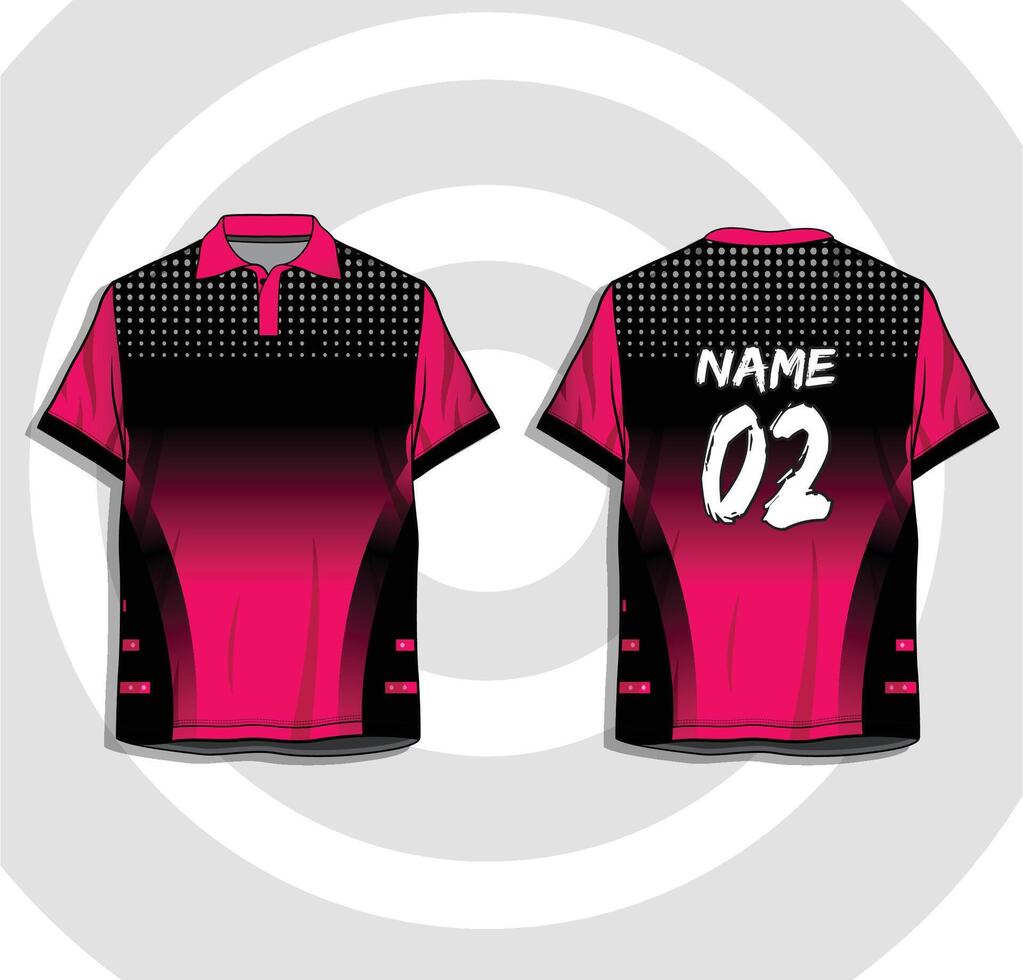 Soccer jersey design for sublimation sport vector