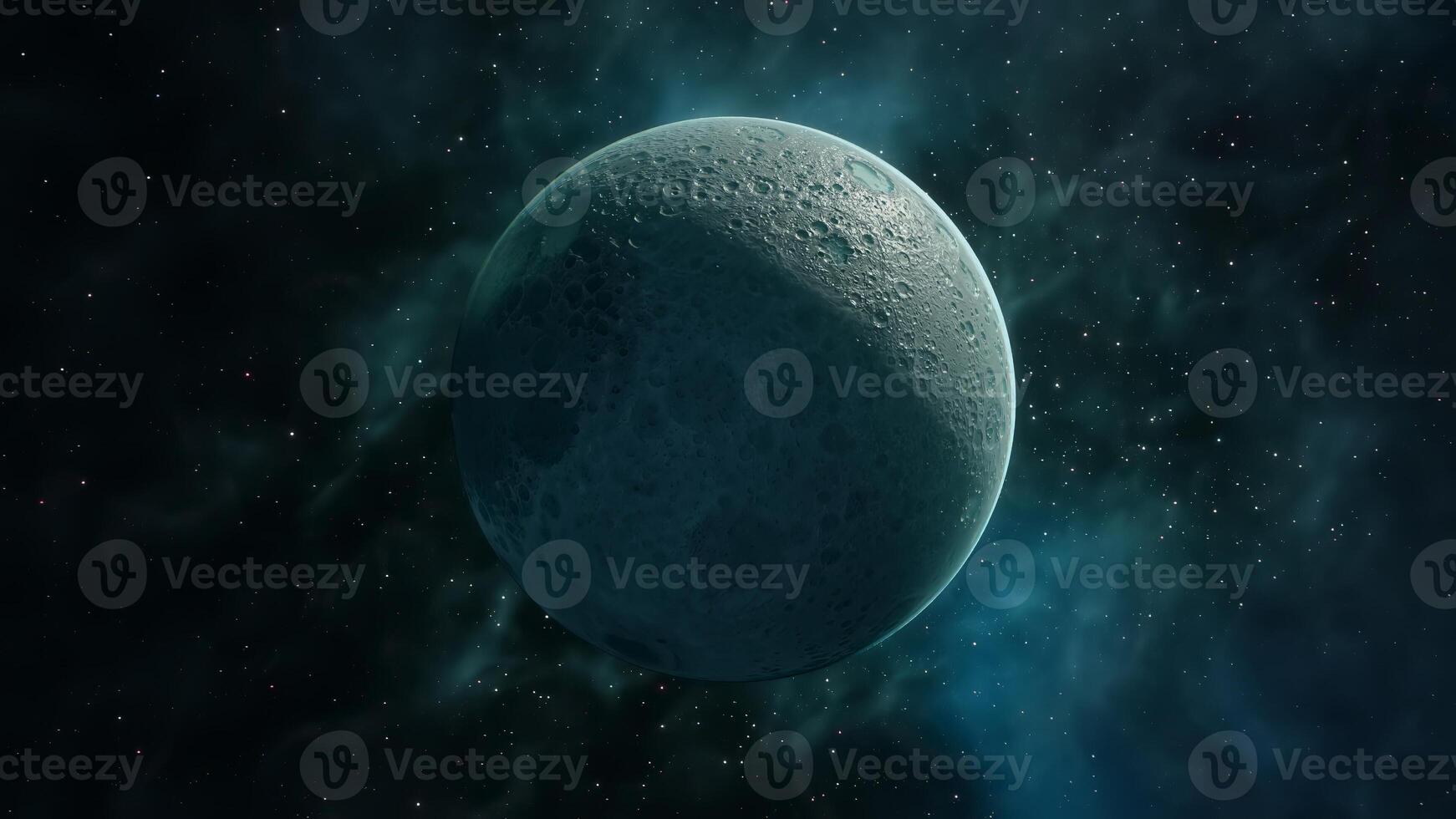A Stunning Visual Portraying an Enigmatic Planet Set Deep Within the Vastness of Cosmic Space photo