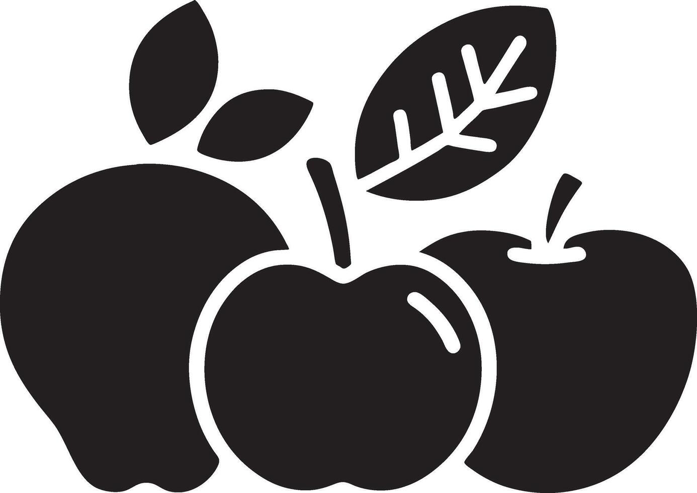 Fruit icon is isolated on white background vector
