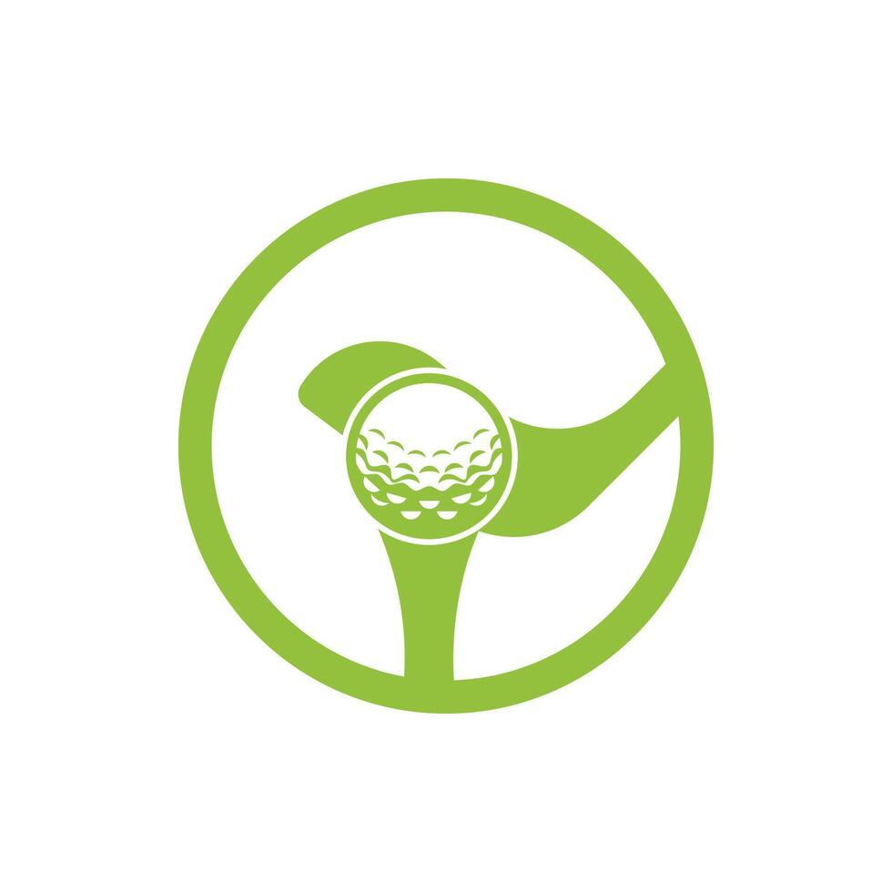 Golf logo design template, label of golf, logo of golf championship, illustration, creative icon, design concept vector
