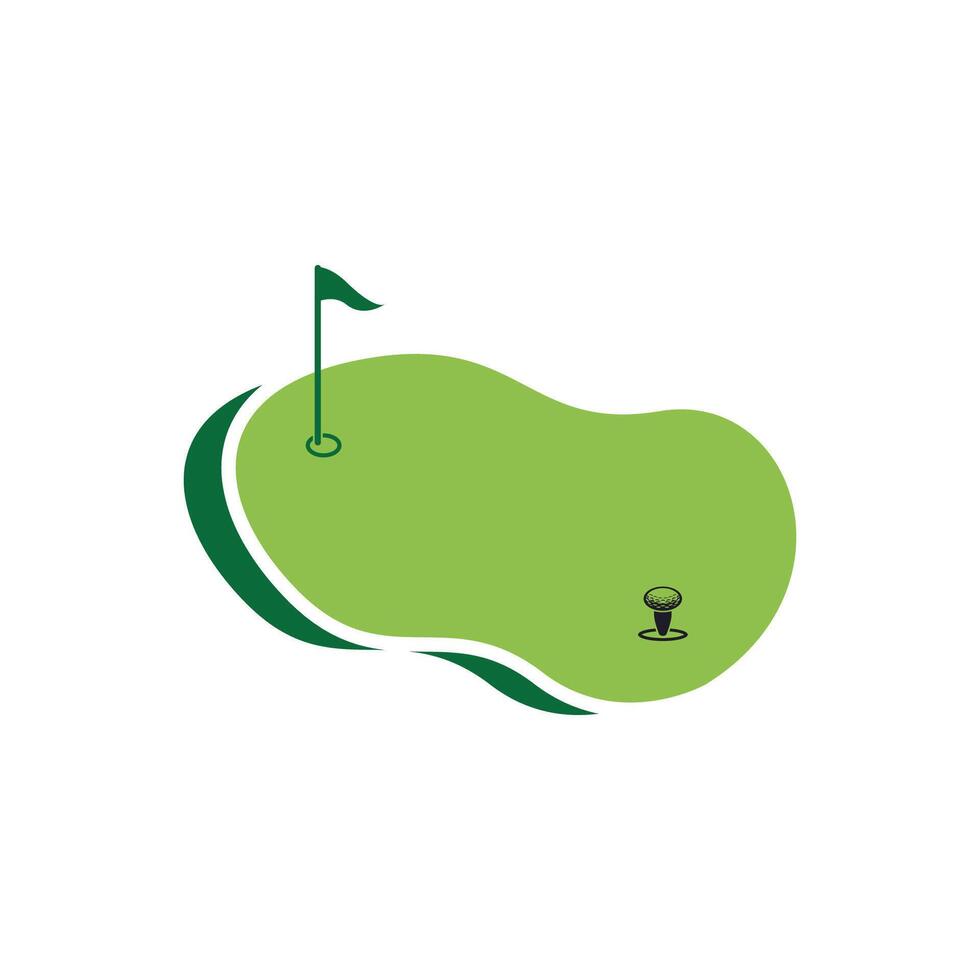 golf logo icon and badge illustration vector