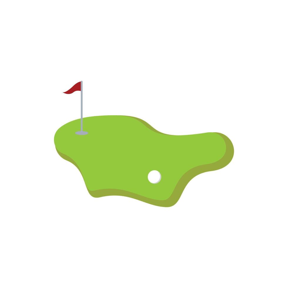 Golf cub logo design template illustration vector