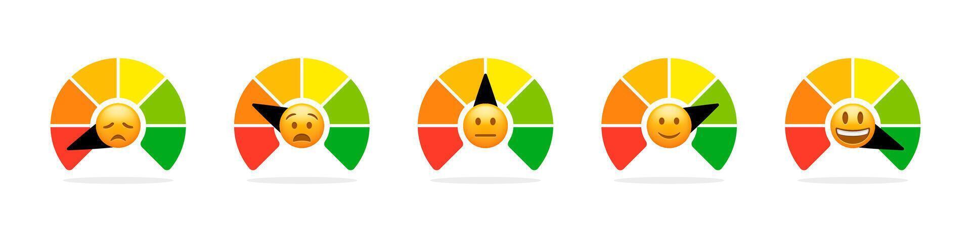Satisfaction gauge meter level. scale. Level of performance. Dashboard gauge level. Infographic of risk, gauge, score progress. Scale indicator vector