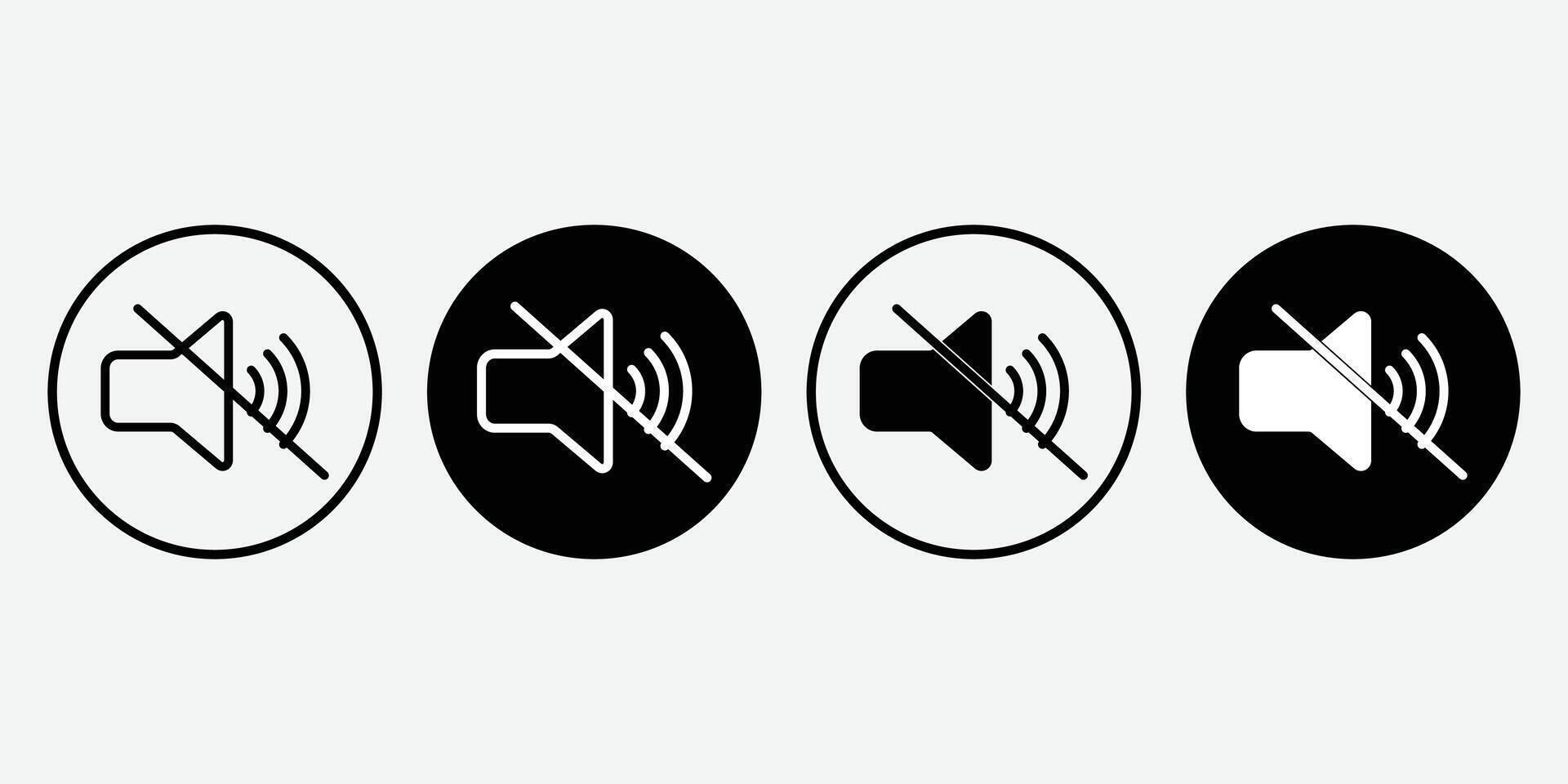 Mute Sound icon . Mute Sound icon Art design illustration. Mute speaker symbol icon . Silent Speaker Icon. vector