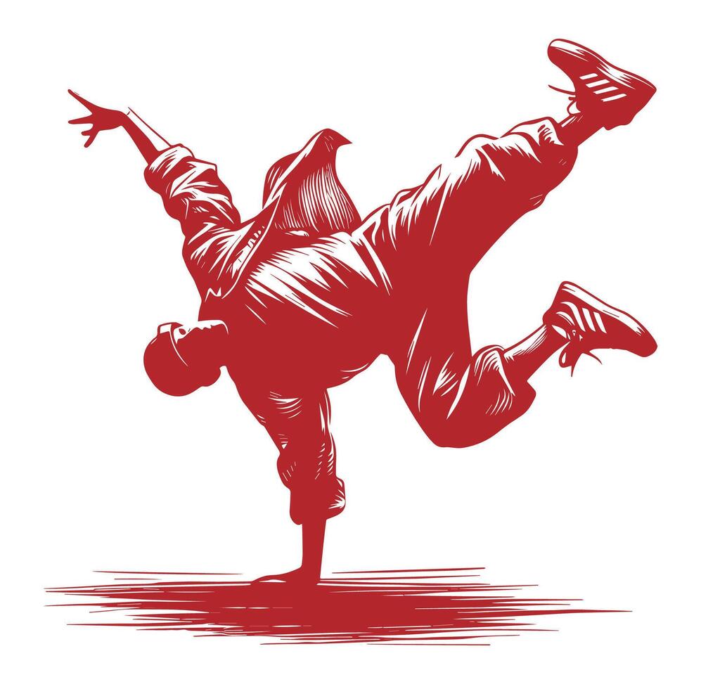 dancing on concrete vector