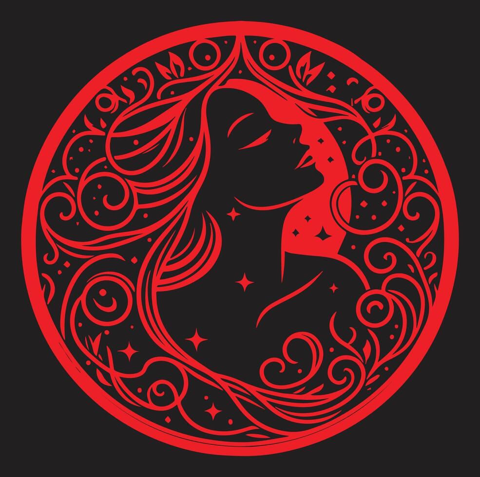 Exploring the Essence of Female Beauty vector
