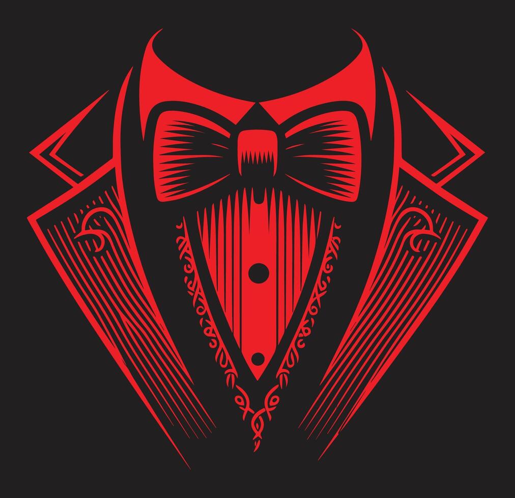 Types of Suit Lapels and Variations vector