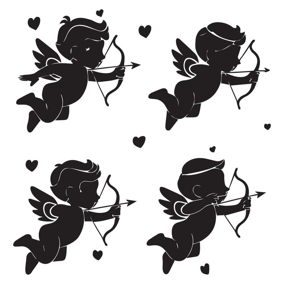 Valentine's Cupid Collection vector