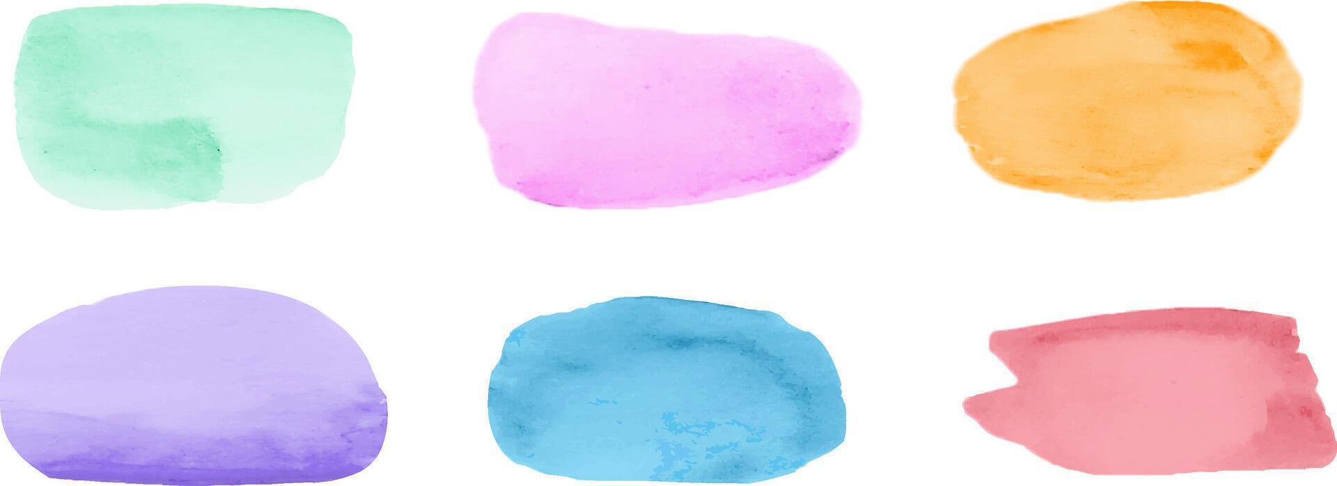 Textured blue and pink wave painted with bold brushstrokes. vector