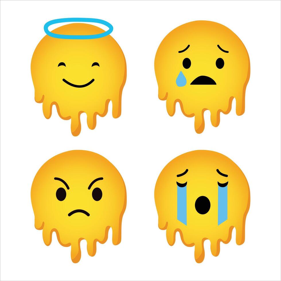 Hand Drawn Emoji vector