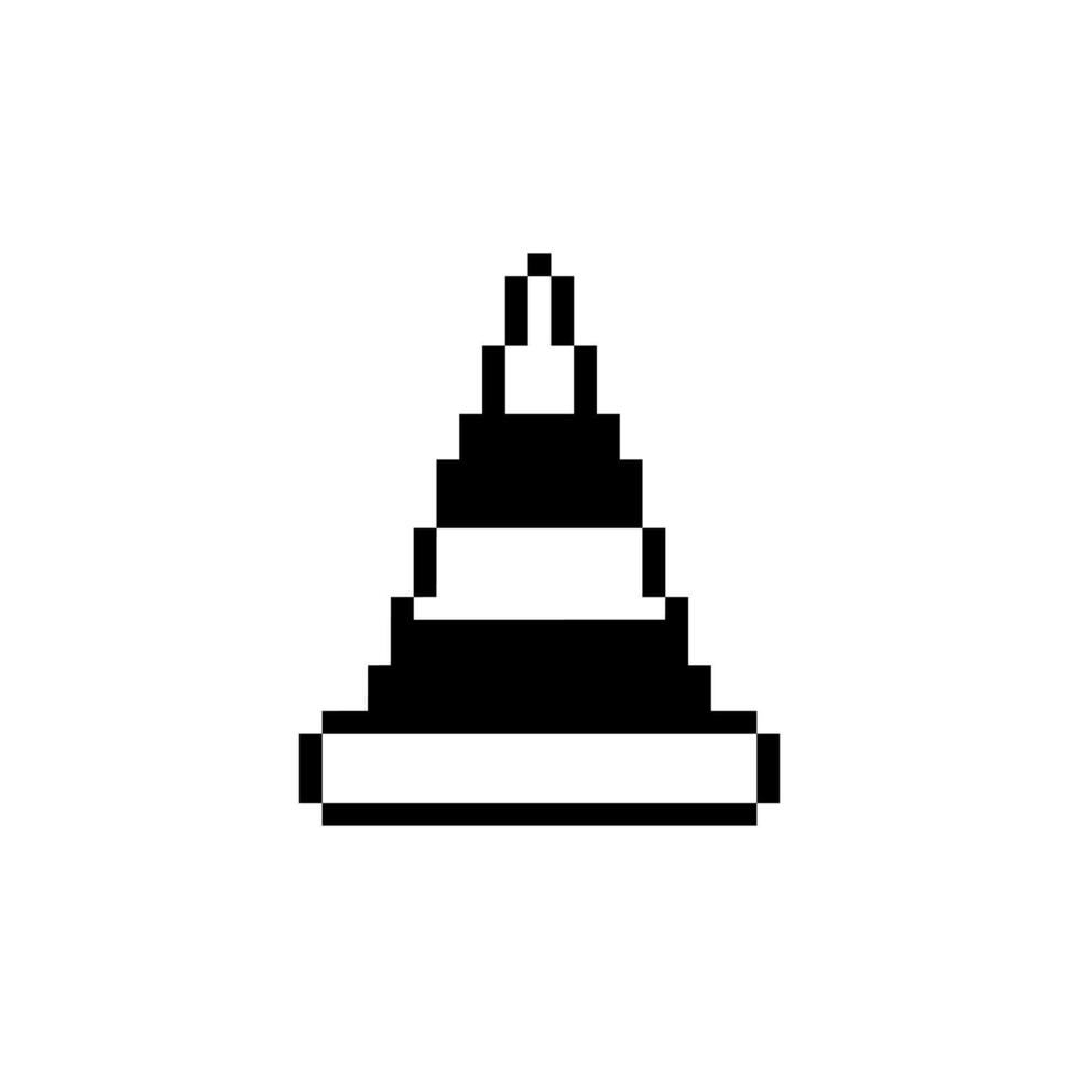 cone road safety vector