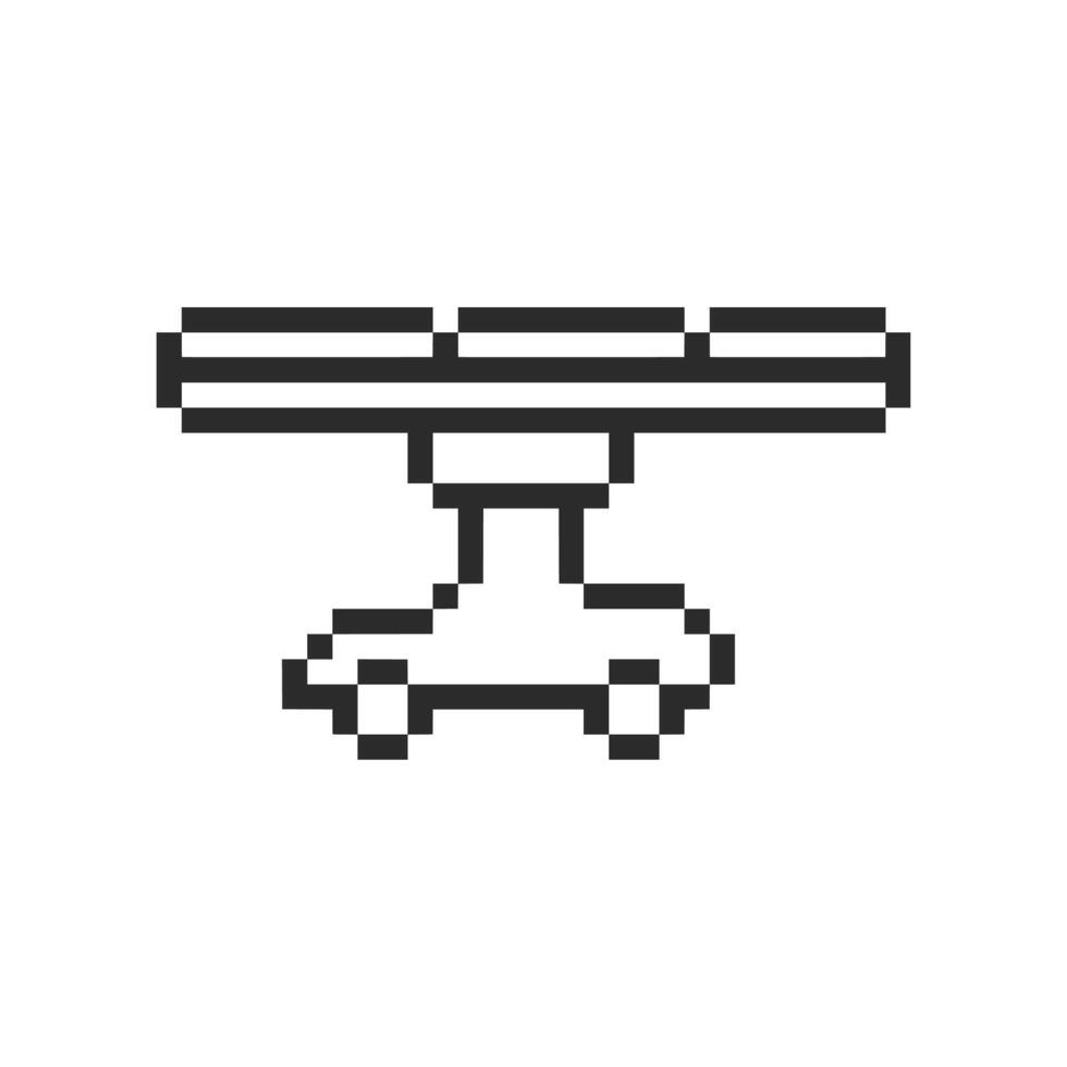 operating trable outline vector