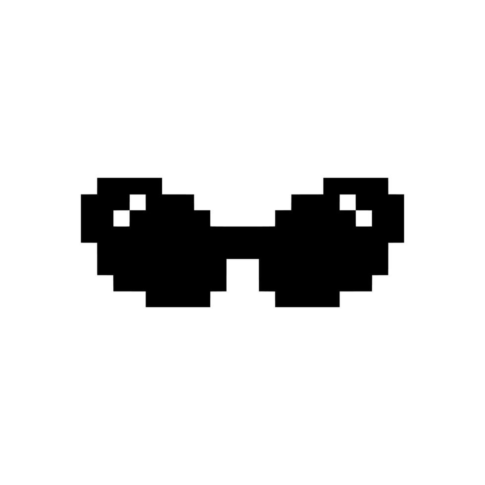 black glasses cool vector