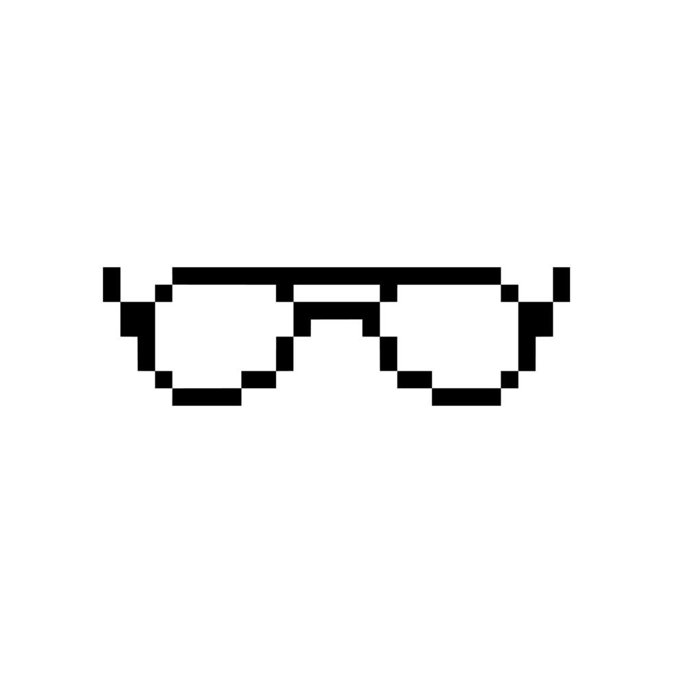 retro glasses vision vector