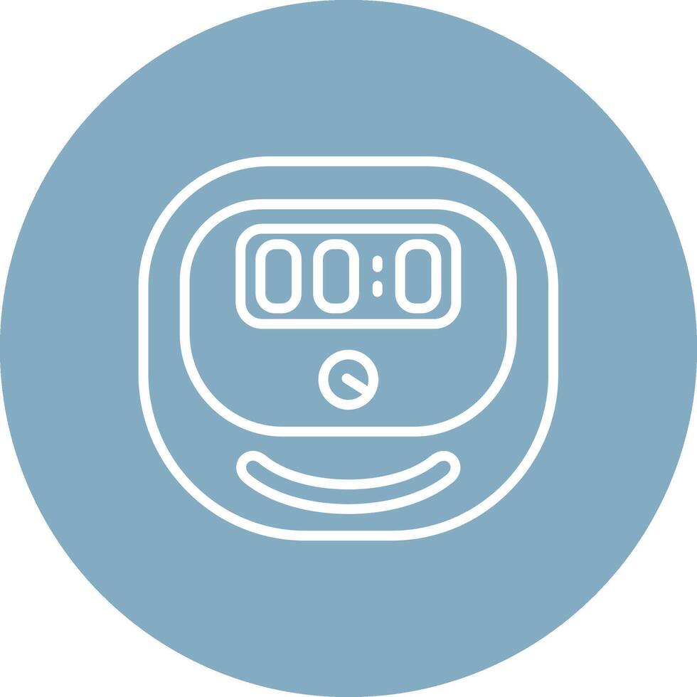 Sandwich Maker Line Multi Cirlce Icon vector