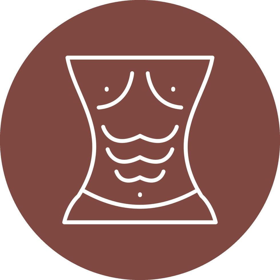 Abs Line Multi Cirlce Icon vector