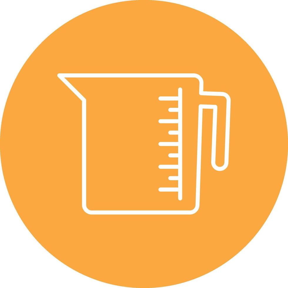 Jug Line Multi Cirlce Icon vector