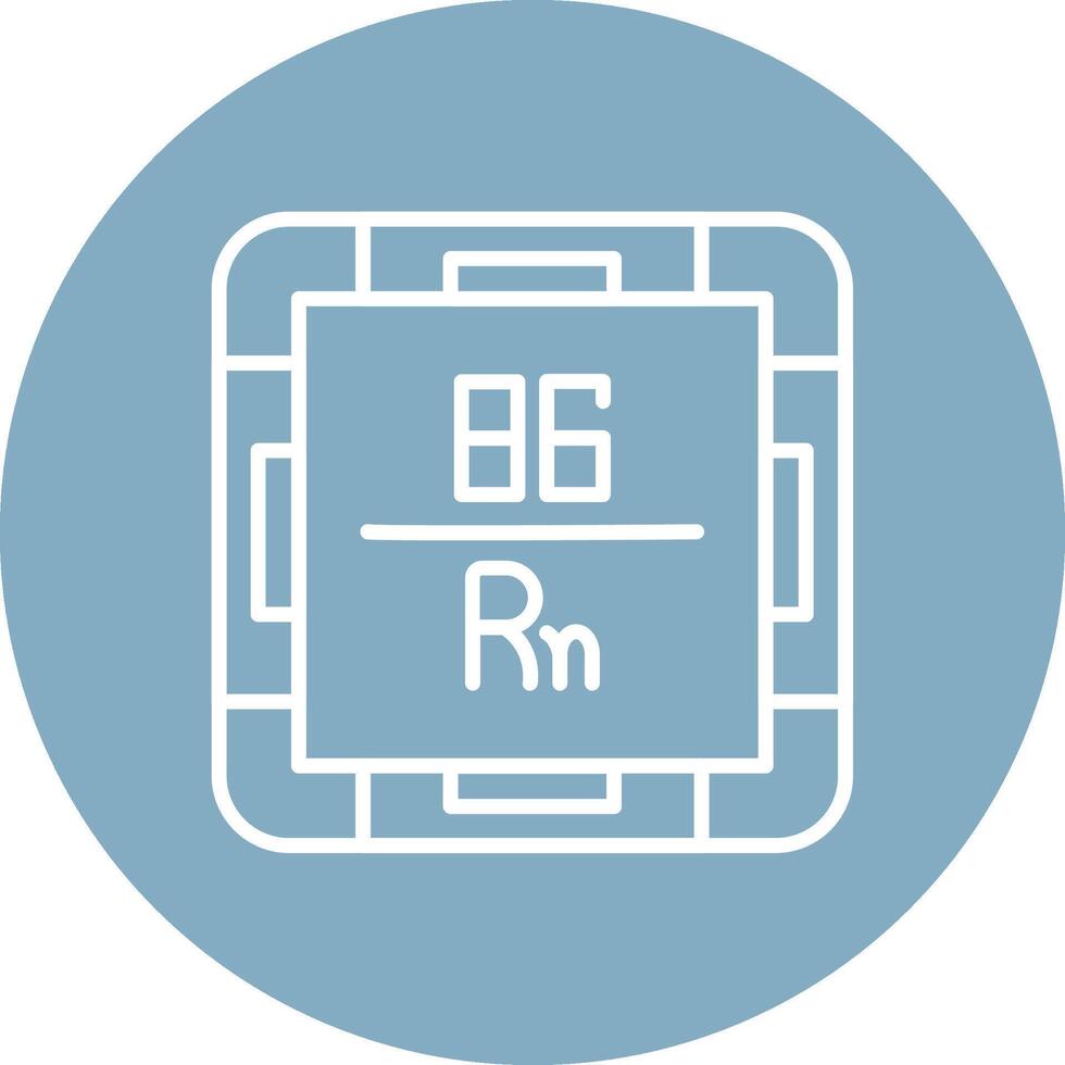Radon Line Multi Cirlce Icon vector