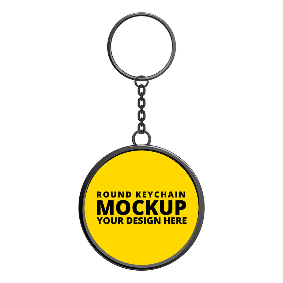 Metal Trinket With a Ring Mockup psd