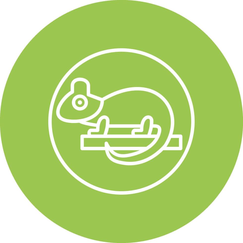 Lizard Line Multi Cirlce Icon vector
