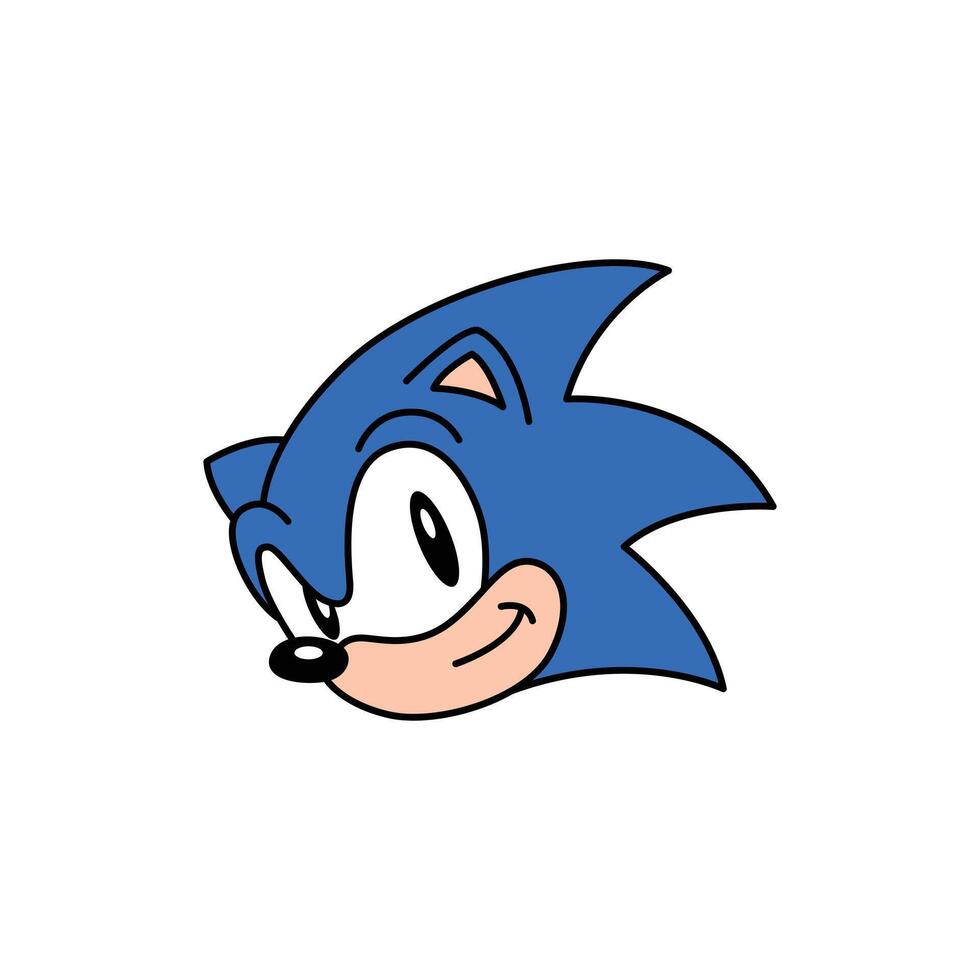 Head Super Sonic vector