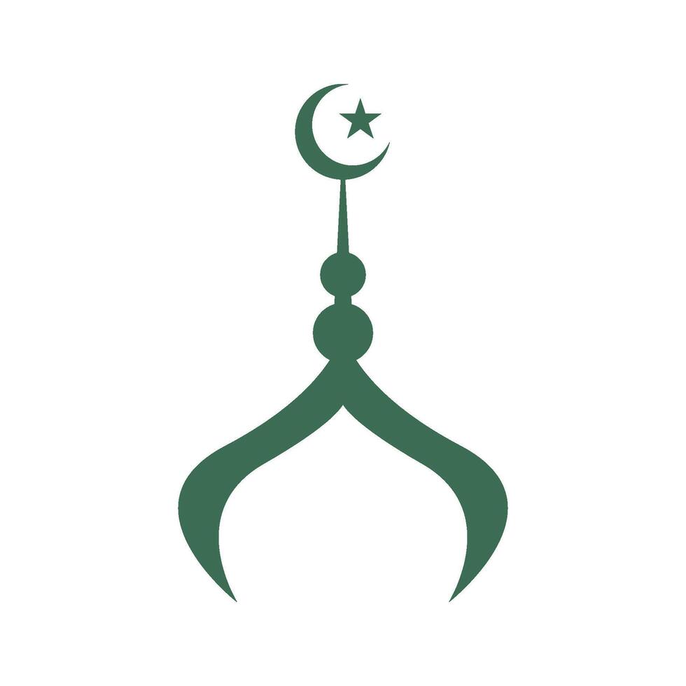 Mosque islamic icon vector