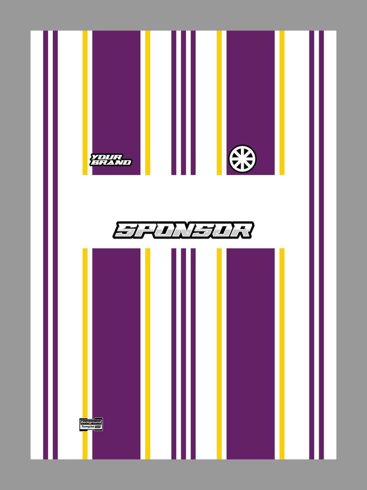 A purple and yellow striped background with the Sponsor logo in the center vector