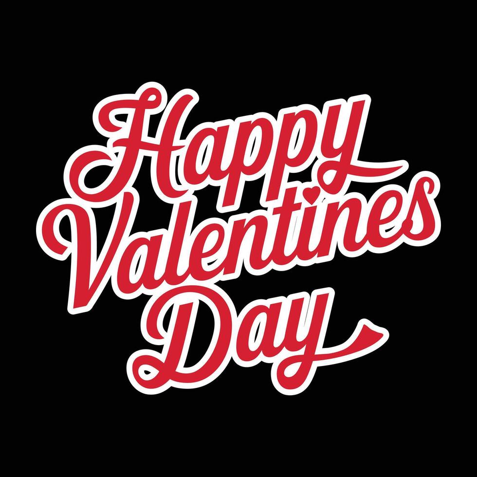 happy valentine's day, typography t shirt design. vector