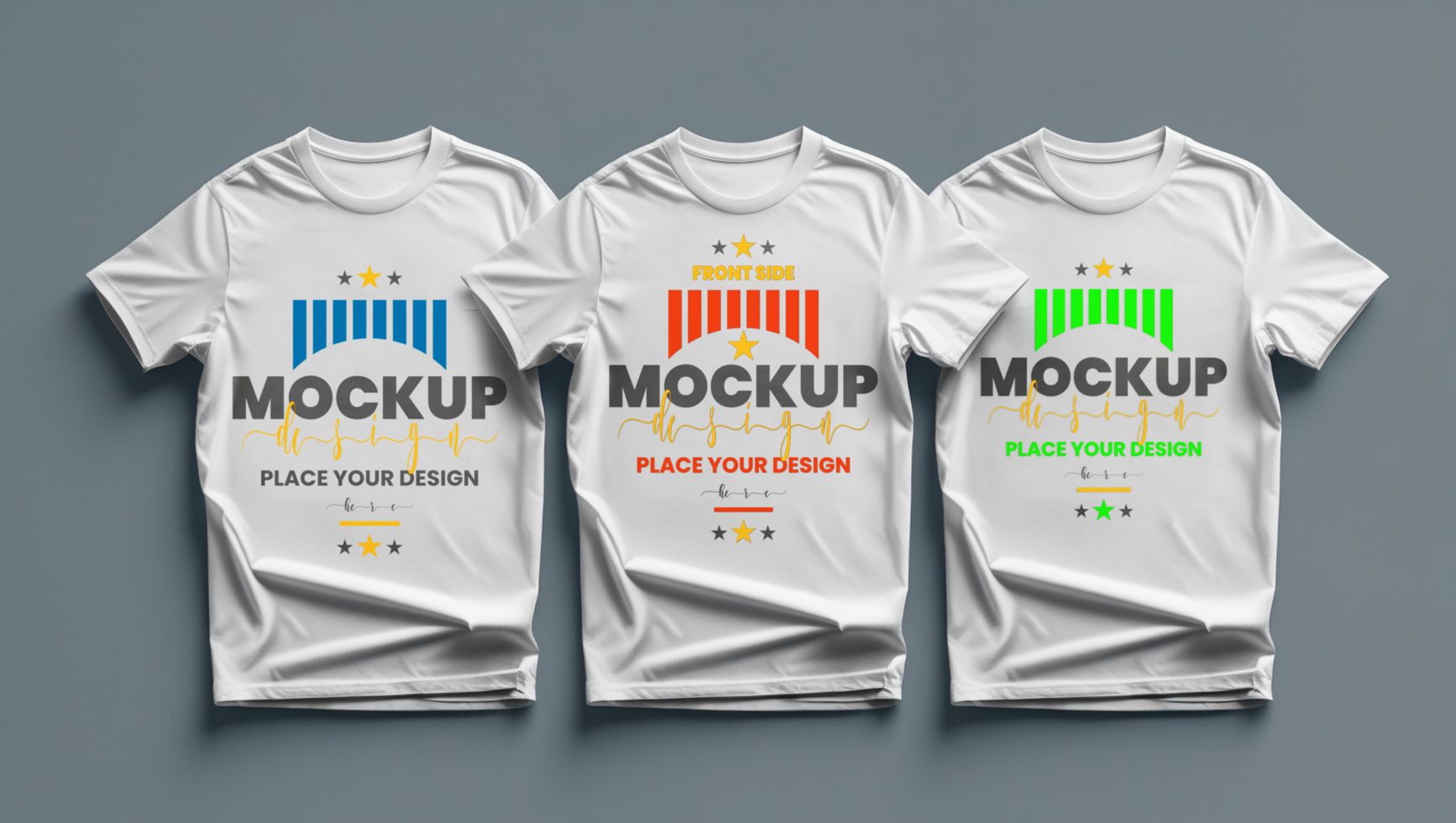 High quality t shirt mockup showcasing casual clothing mockup design for fashion template psd