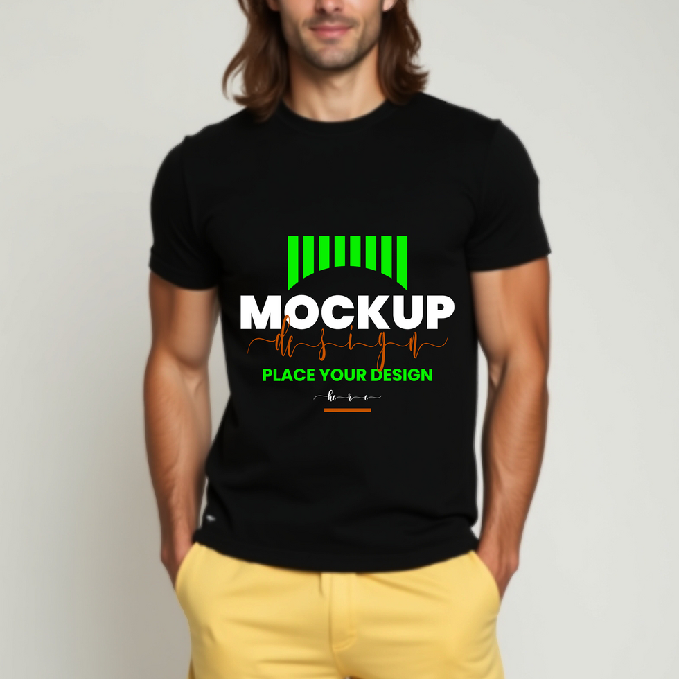 Editable fashion t shirt mockup design for apparel showcasing and, t shirt template product advertising psd