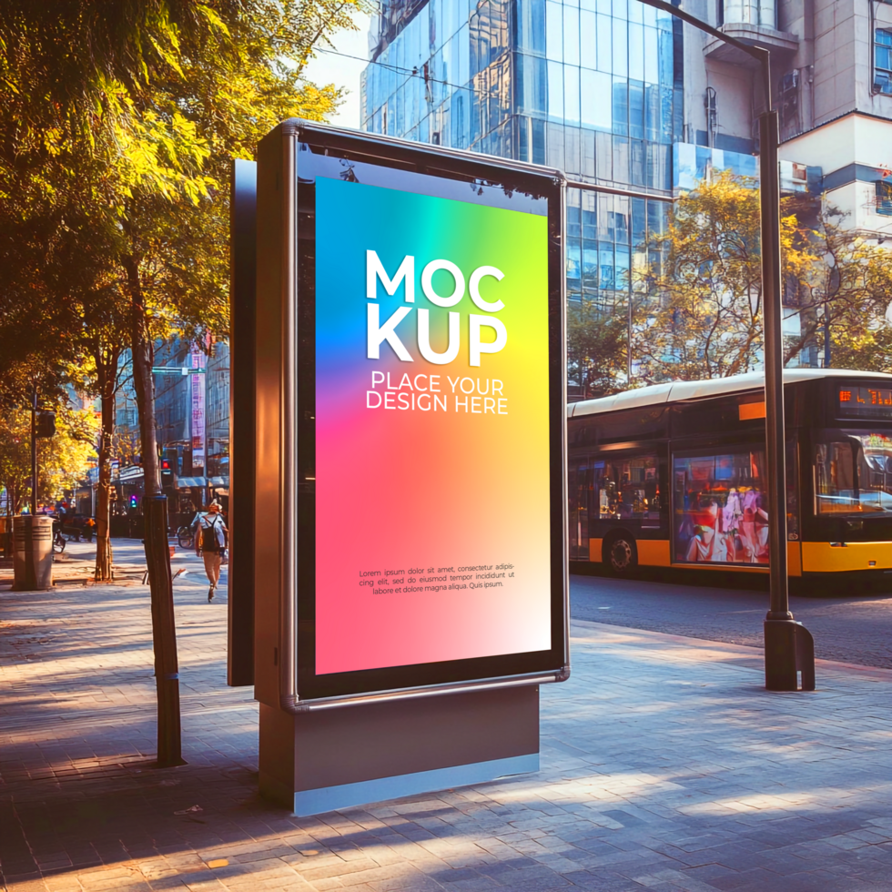 Blank city billboard mockup for versatile product advertising psd