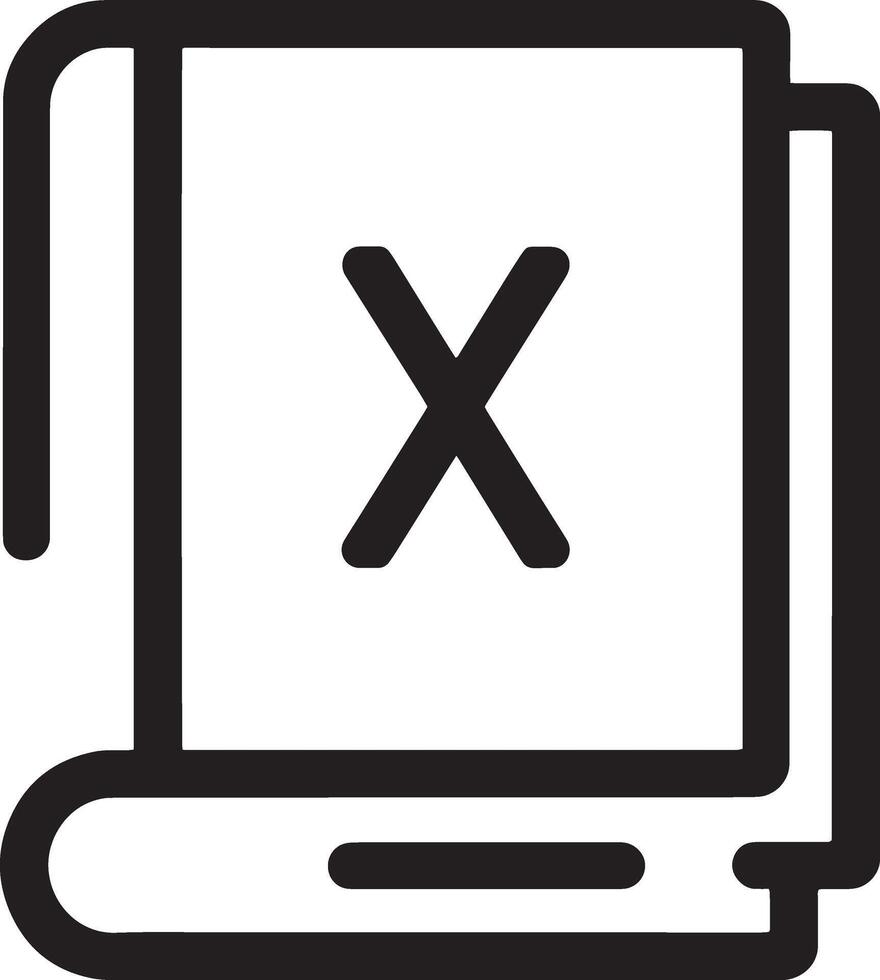 Design a Clean Icon of a Closed Book with Restriction Symbol vector