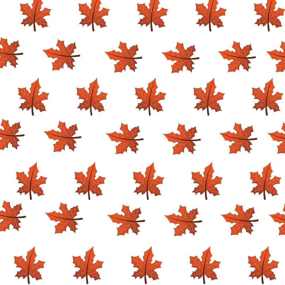 Autumn seamless pattern background vector