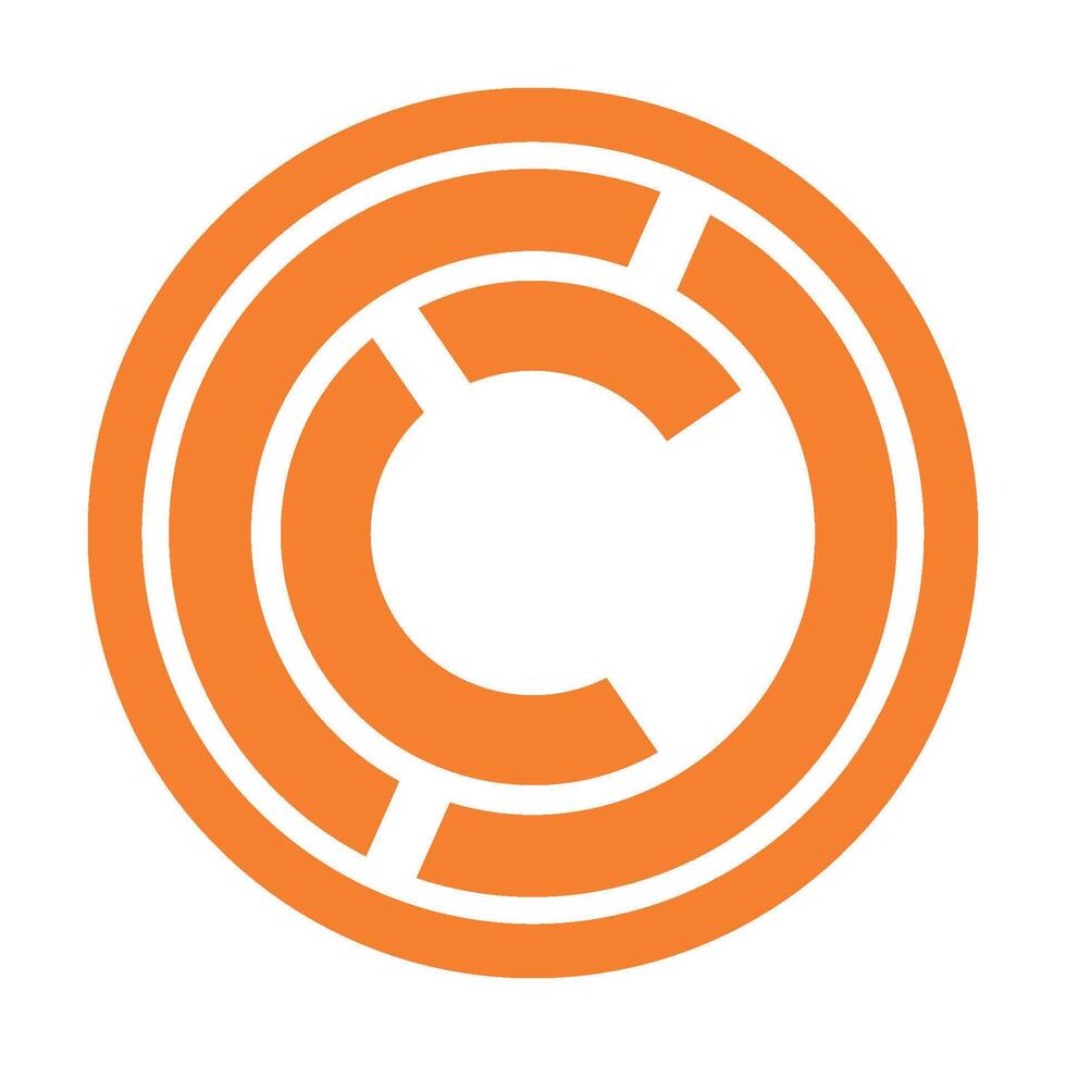 circle shape icon vector