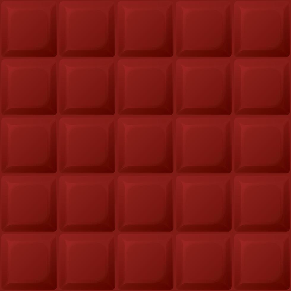 3D square block red color seamless pattern background graphic illustration. vector