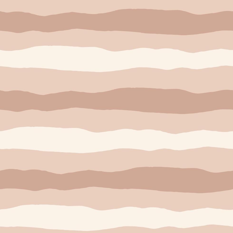 Striped Beige Seamless Pattern vector