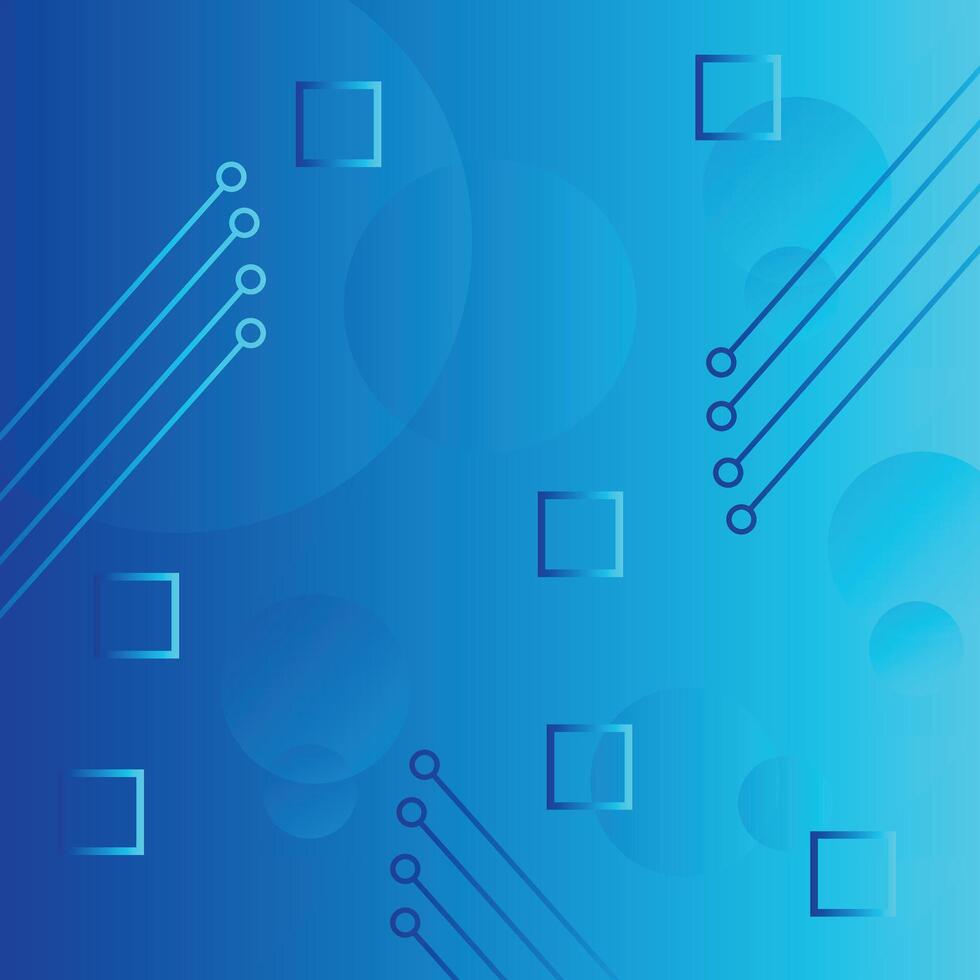 Abstract geometric background with isometric digital blocks. Blockchain concept and modern technology vector