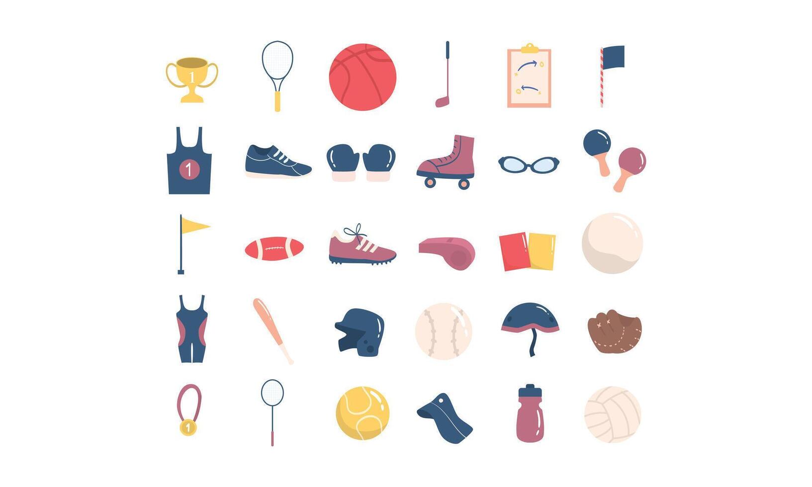 sport pack collection vector