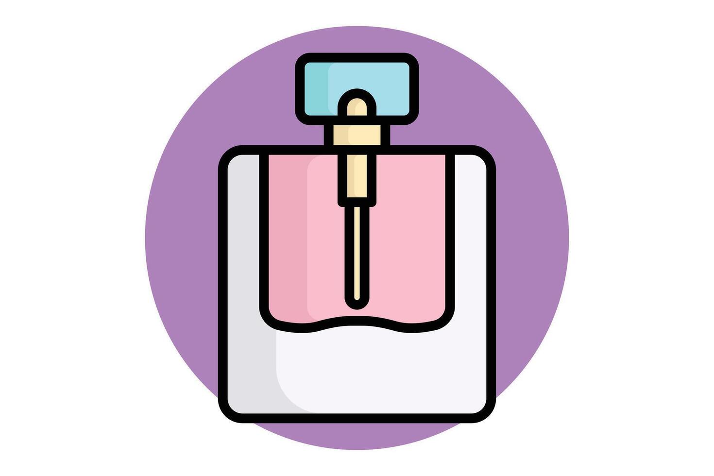 Perfume icon. colored outline icon style. icon related to party, valentine. valentine day elements illustration vector