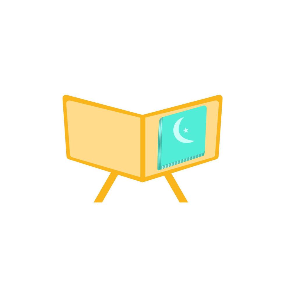Illustration of the quran, the book of muslims for your design. Ramadan element. Islamic element vector