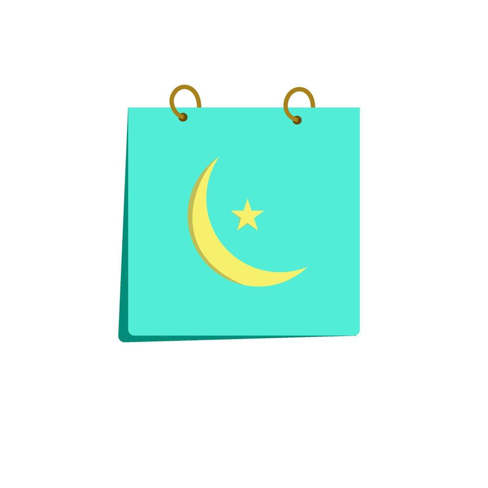 Islamic calendar in ramadan for your islamic and ramadan design. Ramadan element. Islamic element vector