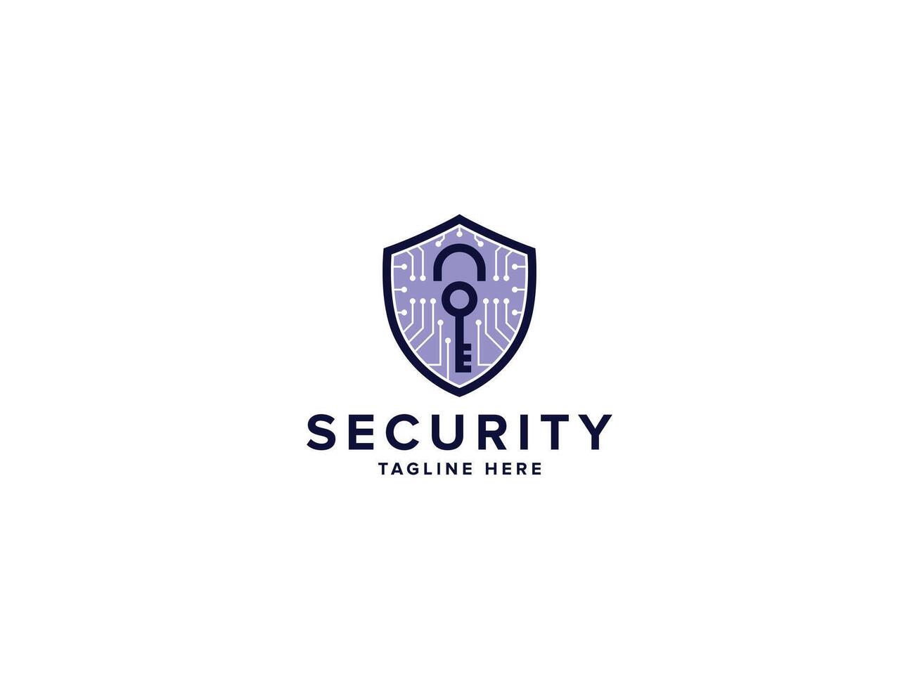 Dynamic Circuit Security Logos, Electrifying Safety Designs vector