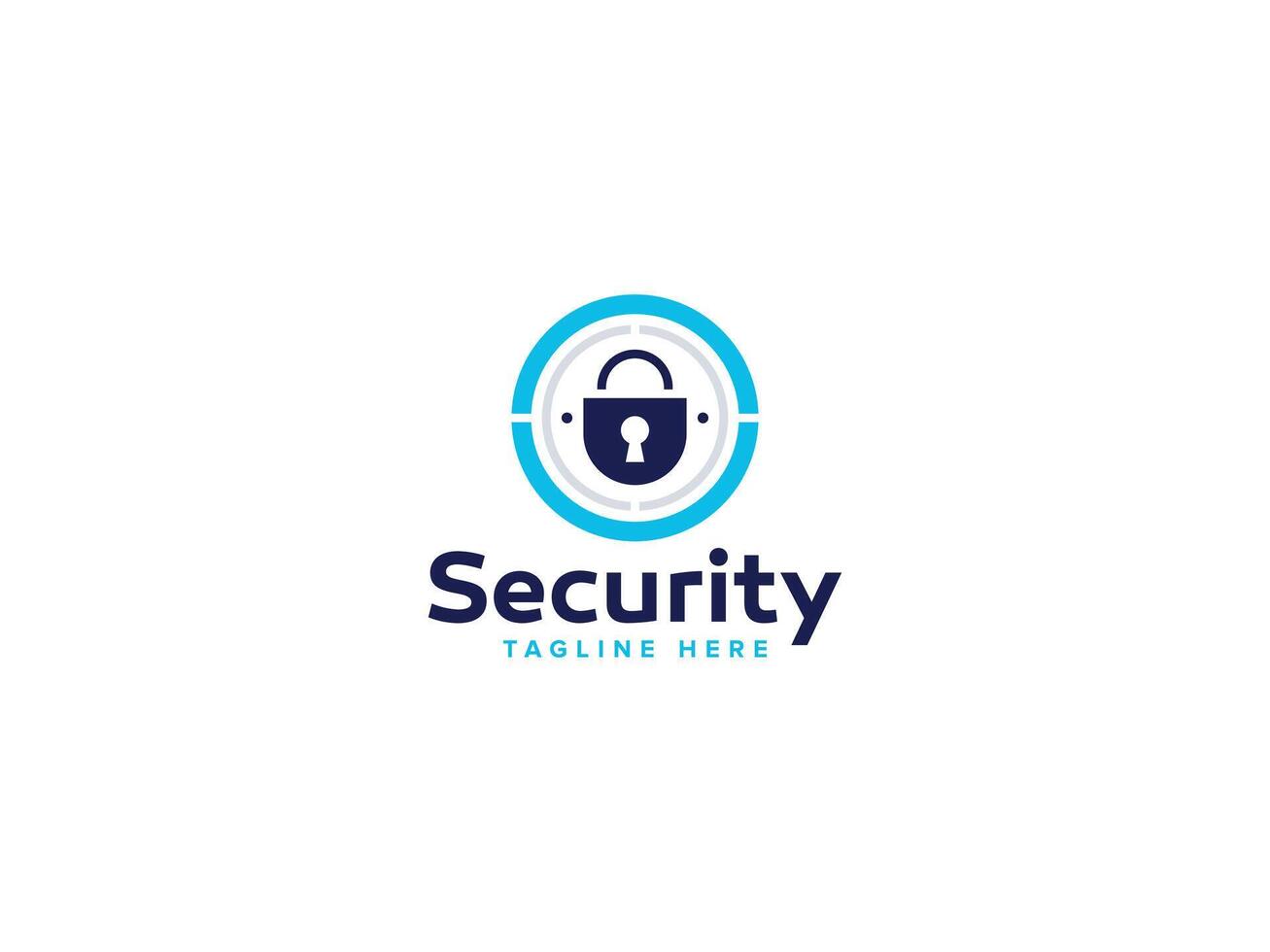 Minimalist Security Logo Pack, Clean and Effective Safety Logos vector