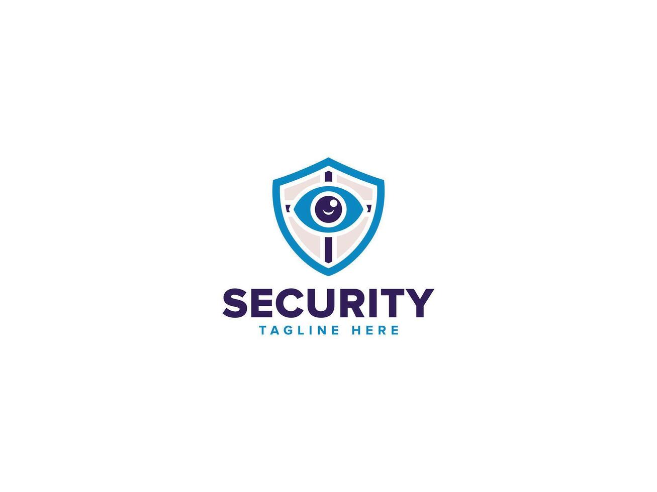 Dynamic Eye Security Logos, Guarding with a Watchful Gaze vector
