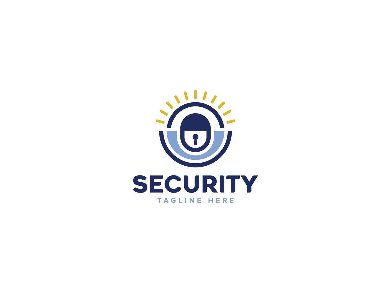 Sleek and Modern Security Logo Design, Corporate Security Identity Collection vector