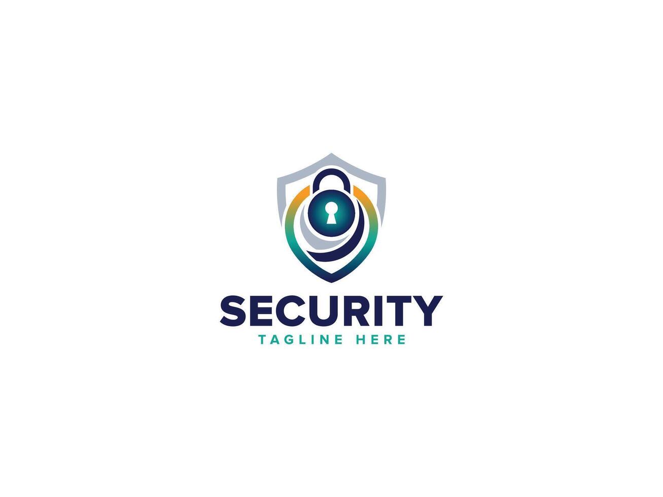 Stylized Security Logo Collection, Unique Safety Icons vector