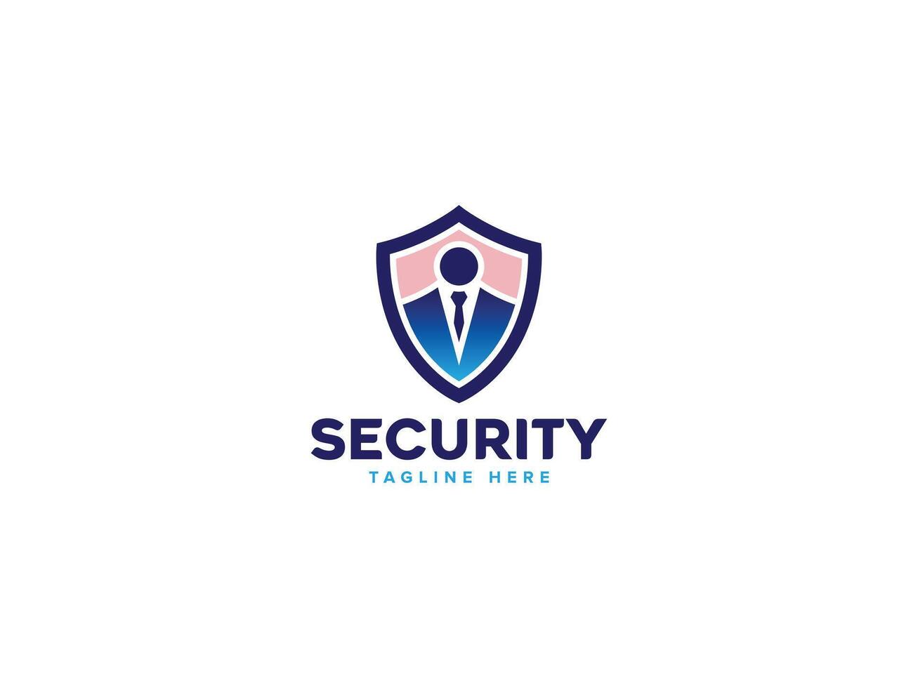 Professional Security Logos, Trustworthy Protection Icons vector