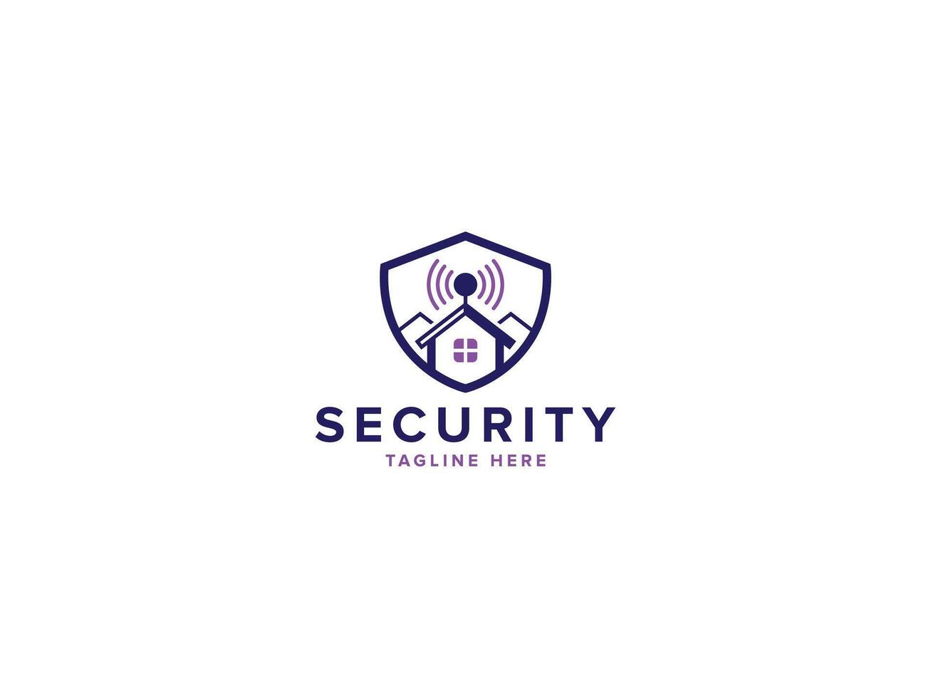 Innovative Home Security Logos, Safe Havens for Your Family vector