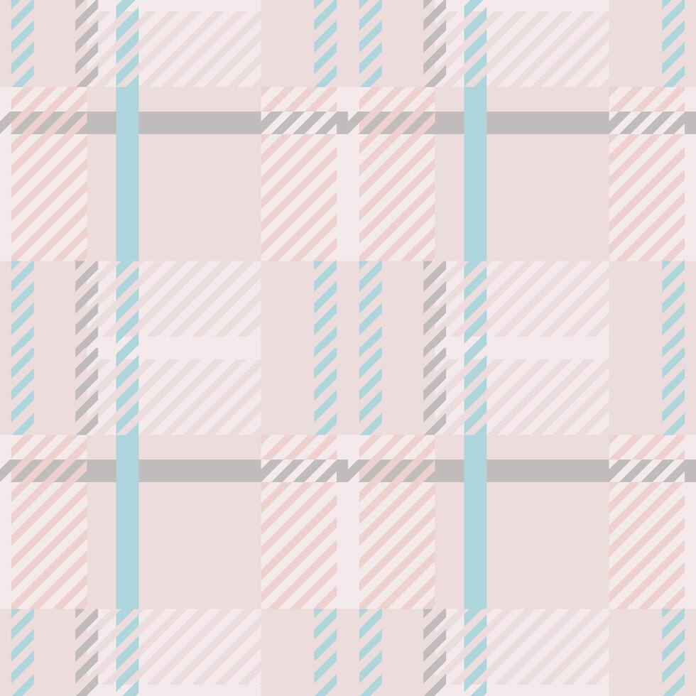Plaid check pink and blue pastel simplicity illustration pattern. vector