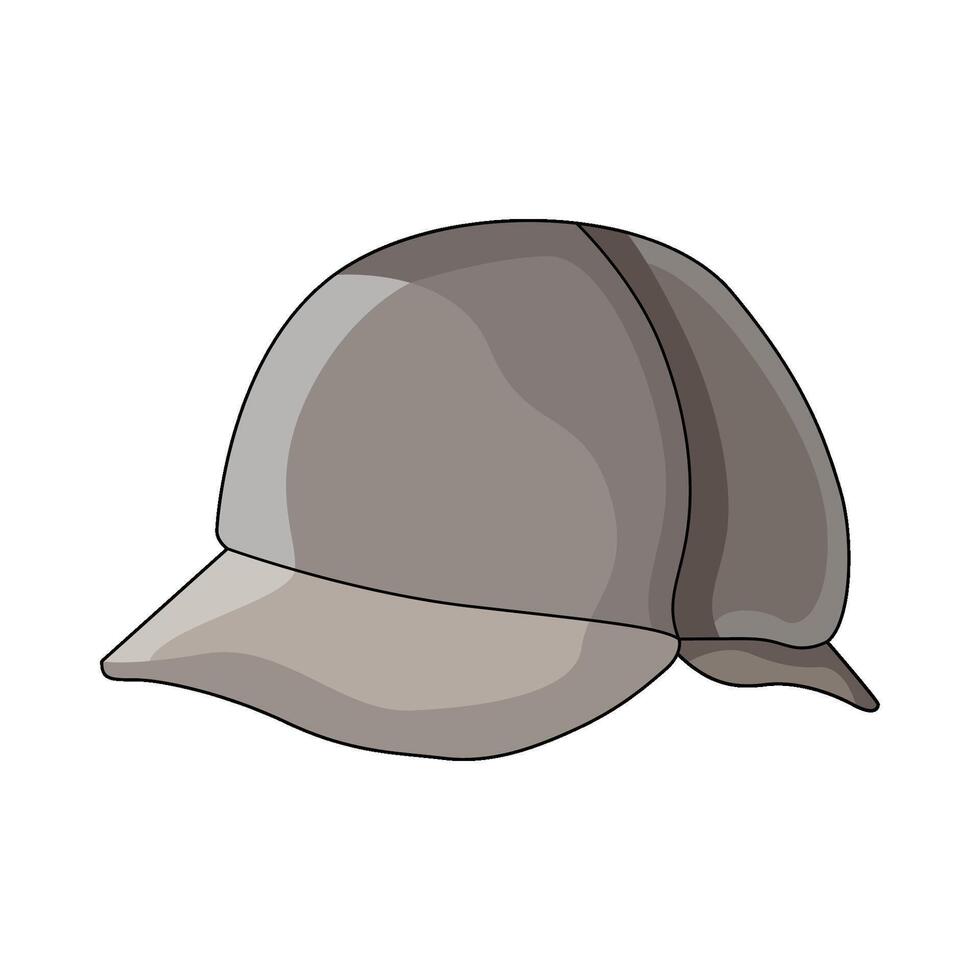 illustration of Detective Hat vector